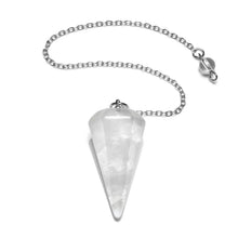 Amethyst Crystal Pendulum for dowsing, divination, and energy work.