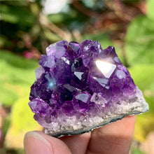 Amethyst Druzy Geode Crystal Healing Wand for meditation, home décor, and crystal collecting.