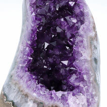 Amethyst Geode Quartz Cluster for meditation, home décor, and crystal collecting.