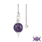 Amethyst Pendulum, Sephoroton design, genuine amethyst dowsing tool