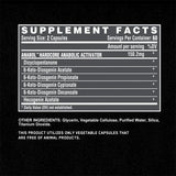 Anabol Hardcore dietary supplement capsules bottle for gym support, exercise programs, and active lifestyle use.