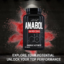Anabol Hardcore Supplement Capsules 30-capsule bottle for 15-day muscle and wellness support.