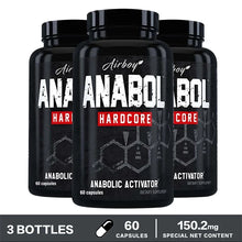 Anabol Hardcore Supplement Capsules available in 30, 60, and 120 capsule sizes for flexible wellness support.