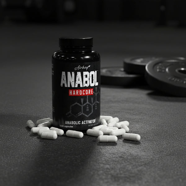 ANABOLIC men's health supplement bottle for daily wellness support and men's health routines.