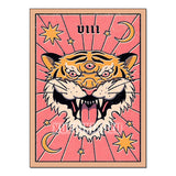 Animal Tarot 5D gem painting kit with resin diamonds and canvas for DIY mosaic art, stress-relief crafting, and decorative display use.