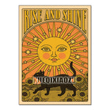 Animal Tarot home decor diamond painting kit with crystal beads for DIY wall art, creative relaxation, and unique gift project use.