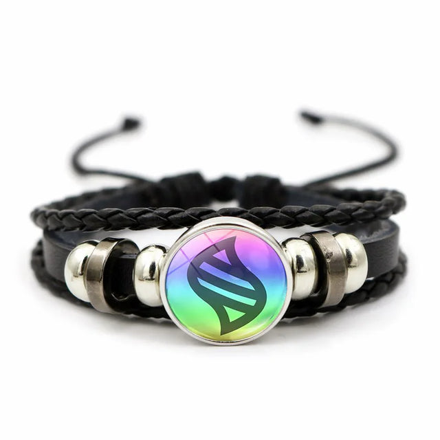 Anime Pocket Monster leather bracelet accessory for cosplay styling, casual wear, and anime fan collection use.