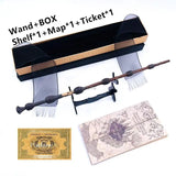 Anime Magic roleplay wand with collector box for costume styling, themed events, and cosplay performances.