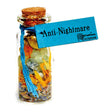 Anti Nightmare Pocket Spellbottle, sealed glass herb and stone blend