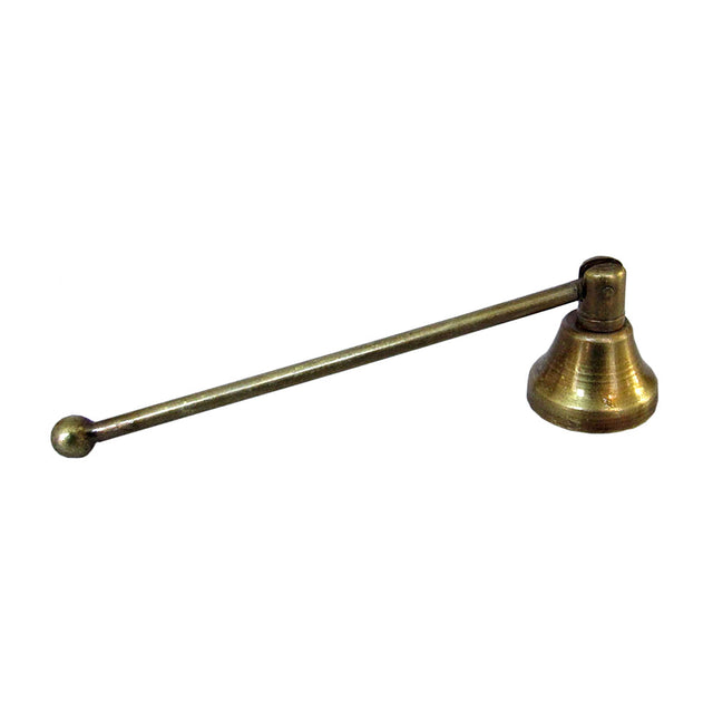 Antique Honey Gold Finish Swivel Metal Candle Snuffer, 5 inch