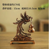 Antique look Chinese Hanging Alloy Incense Burner for incense burning during worship, reflection, and traditional ceremonial use.