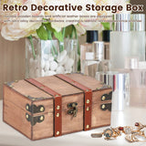 Antique style pirate treasure chest keepsake box for storing small valuables, souvenirs, and collectible items.