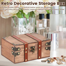 Antique style pirate treasure chest keepsake box for storing small valuables, souvenirs, and collectible items.