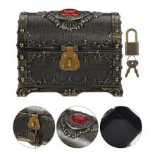 Antique-style wooden keepsake treasure box for holding trinkets, collectibles, and sentimental treasures.