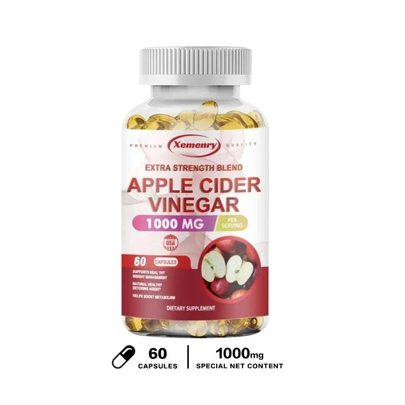 Apple Cider Vinegar Capsules supplement for digestive support, herbal refresh routines, and daily wellness use.