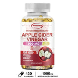 Apple Cider Vinegar Capsules supplement for metabolism support, digestive wellness, and detox routine use.