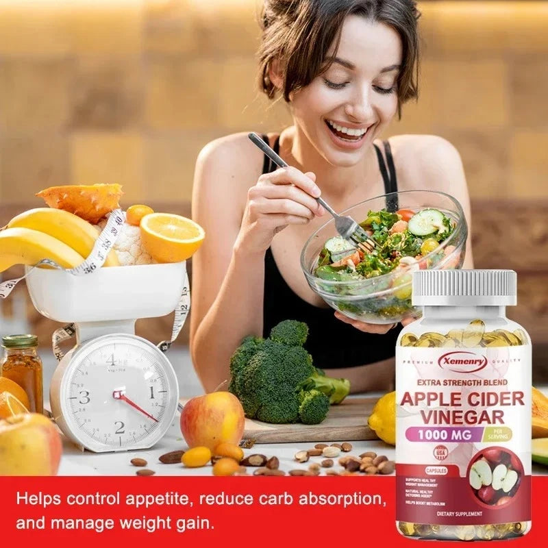 Apple Cider Vinegar refresh capsules for digestive aid, everyday wellness, and daily refresh routine use.