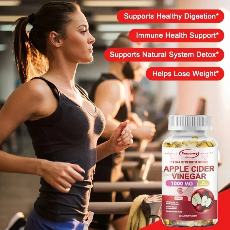 Apple Cider Vinegar supplement capsules for bloating support, digestion comfort, and routine wellness use.
