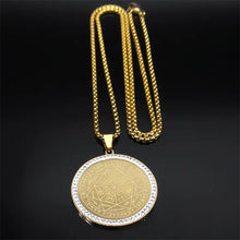 Seven Archangels medal necklace pendant for spiritual protection, prayer practice, and devotional use.