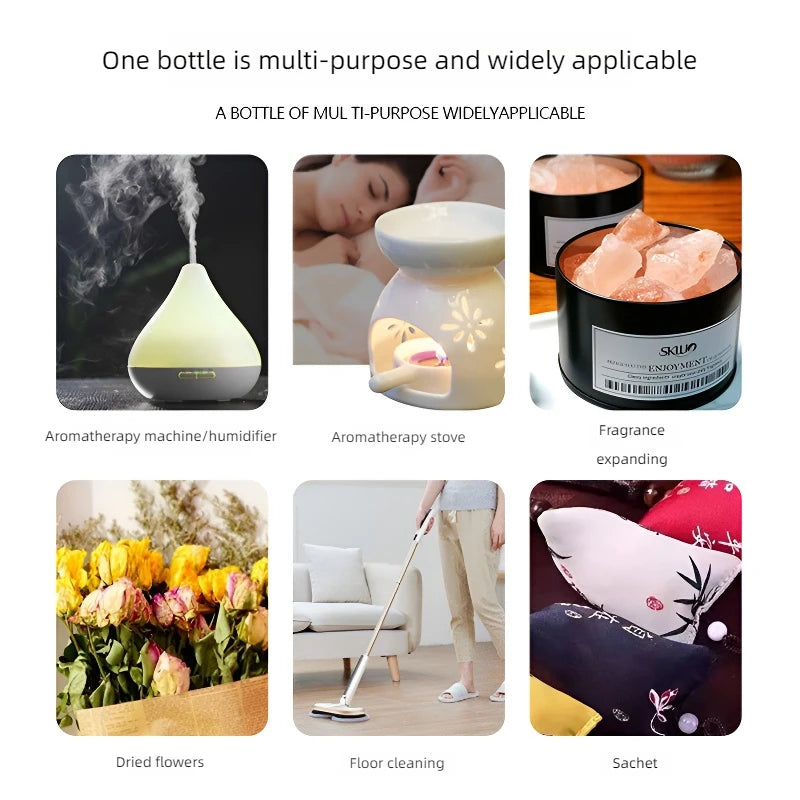 Fragrance Essential Oils Set 10ml fragrance oil bottles for aroma diffusers, air freshening, and relaxing home use.