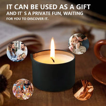 Aromatherapy massage candle with essential oils in a moisturizing wax container for calming massage, self-care, and home spa rituals.