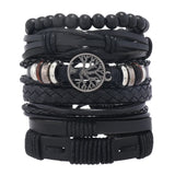 Artisan beaded leather layer bracelet for handcrafted jewelry styling, stacked bracelet looks, and casual wear.