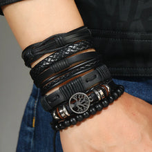 Artisan leather and bead wrap cuff bracelet for bohemian styling, daily accessorizing, and statement wrist wear.