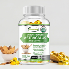 Astragalus Root Capsules bottle for daily energy support and vitality.
