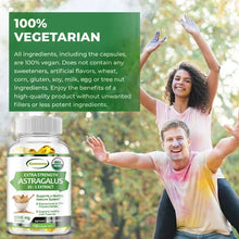 Astragalus Root herbal capsules bottle for daily energy, antioxidant support, and men's wellness.