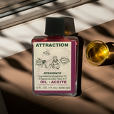 Attraction Wish Oil ritual oil bottle for drawing love, attention, and positive energy.