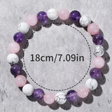 Aura Balancing Sleep Bracelet stretch bracelet for evening relaxation, aura balance, and peaceful sleep routines.