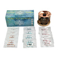 Aura Cleansing Incense Bricks Set, 12 bricks plus burner