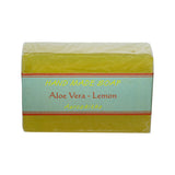 Auroshikha Aloe Vera - Lemon Soap, 75 gram bar