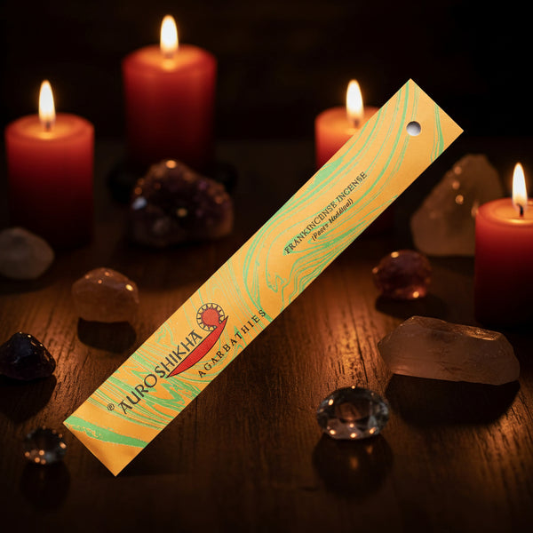 Auroshikha Frankincense Incense Sticks, 10 gram pack