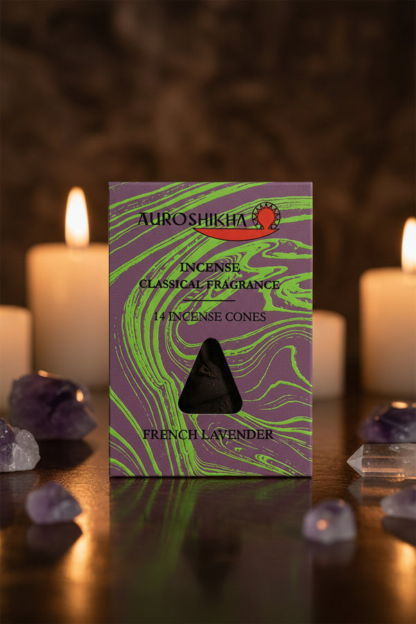 Auroshikha French Lavender Incense Cones