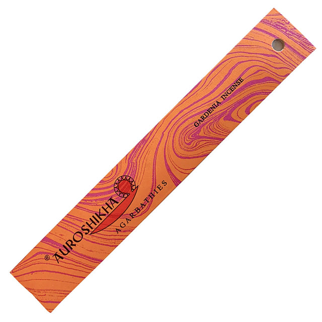 Auroshikha Gardenia Incense Sticks, 10 gram pack