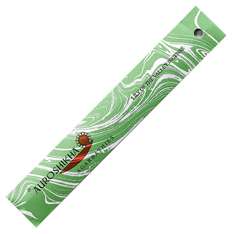 Auroshikha Lily of the Valley Incense Sticks - 10g pack of hand-rolled natural incense