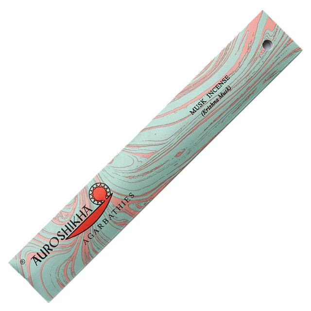 Auroshikha Musk Incense Sticks - 10g pack of hand-rolled natural incense