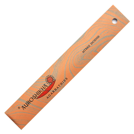 Auroshikha Myrrh Incense Sticks - 10g pack of hand-rolled natural incense