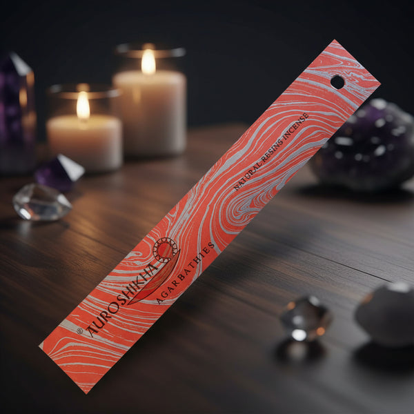 Auroshikha Natural Resins Incense Sticks - 10g pack of hand-rolled natural incense
