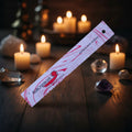 Auroshikha Natural Rose Incense Sticks - 10g pack of hand-rolled natural incense