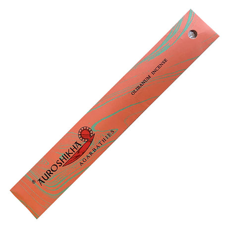 Auroshikha Olibanum Incense Sticks - 10g pack of hand-rolled natural incense