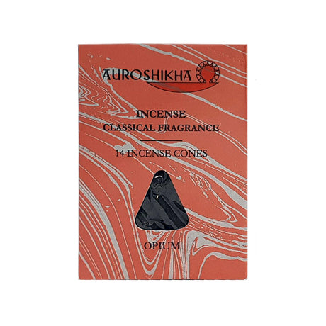 Auroshikha Opium Incense Cones - hand-made natural incense cones