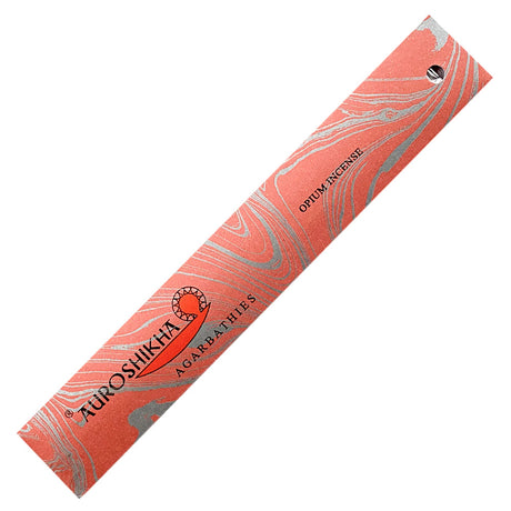Auroshikha Opium Incense Sticks - 10g pack of hand-rolled natural incense