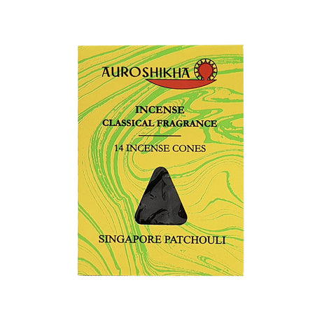 Auroshikha Singapore Patchouli Incense Cones - hand-made natural incense cones