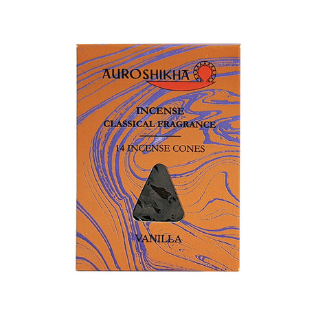 Auroshikha Vanilla Incense Cones - hand-made natural incense cones
