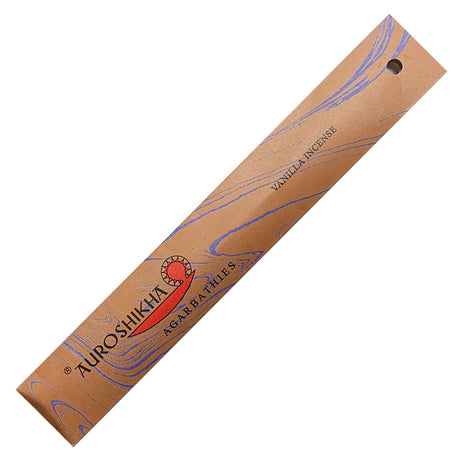 Auroshikha Vanilla Incense Sticks - 10g pack of hand-rolled natural incense