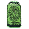 Aztec Calendar Backpack - handmade canvas cotton backpack with Aztec calendar design