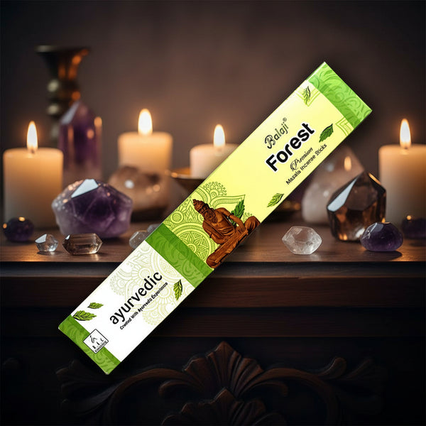Balaji Forest Incense Sticks - 15g pack of masala incense sticks