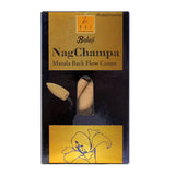 Balaji NagChampa Masala Backflow Incense Cones, box of 10